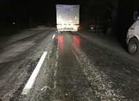 ДТП на Рівненщині: пішохід потрапив під колеса вантажівки (ФОТО)