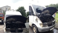 Біля Рівного спалахнув пасажирський автобус (ФОТО)