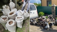 Два дні слідчих дій: на Рівненщині вилучили майже пів тонни бурштину (ФОТО)