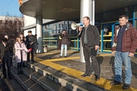 Протест під український гімн і молитви влаштували активісти у Рівному (ФОТО/ВІДЕО)