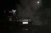 Автомобіль загорівся на ходу на Рівненщині (ФОТО)
