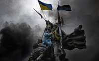 Ворог України розгулявся в центрі м. Рівне: малює пасквілі чорним (ФОТО)