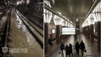 Розгерметизація: У Києві затопило метро, рух закривають на пів року (ФОТО/ВІДЕО)