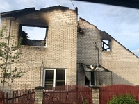 «Згоріла навіть форма»: блискавка влучила в будинок поліцейського на Рівненщині (ФОТО) 