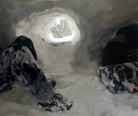 У Рівному з'явилися  снігові тунелі (ФОТО/ВІДЕО)
