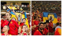 «Зазомбована» FIFA під час матчу ЧС-22 відібрала в іспанців прапор полку «Азов» (ФОТО)
