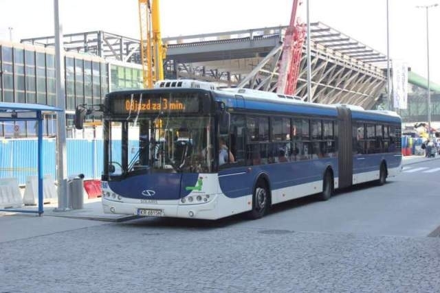 Це не тролейбус, це автобус. У Кракові немає тролейбусів