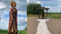 Зараз люди, як ніколи, потребують захисту Божої Матері: мешканців Рівненщини оберігає унікальна скульптура (ФОТО)