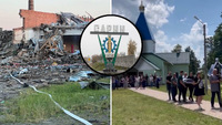 Жалоба на Сарненщині: місто прощається з жертвами ракетного обстрілу росії (ФОТО/ВІДЕО)