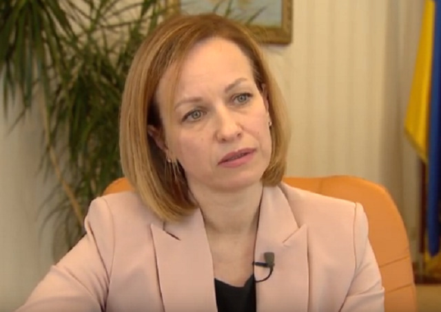Міністерка соцполітики України Марина Лазебна