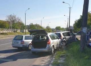Аварія біля Тинного, потрійне зіткнення. Фото - Радіо Трек. 