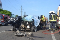 Рятувальники деблокували загиблих в аварії водіїв (ФОТО/ВІДЕО)