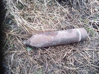 Чоловік порався у землі та виявив артилерійський снаряд (ФОТО) 

