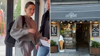 «Я зайшла випити кави»: Анджеліну Джолі помітили у «Львівських круасанах» на Сихові (ВІДЕО)