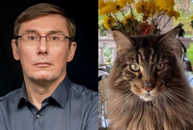 Луценко і його кіт -- Кузьмич