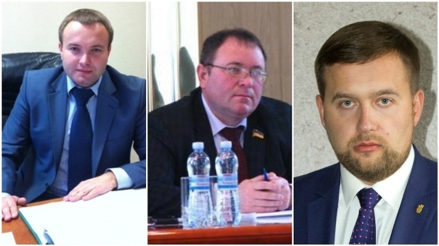 Кпайній зліва -- Олександр Корнійчук -- найвірогідніший наступний голова Рівненської обласної ради