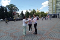 Студенти у Рівному вийшли на Майдан через українську мову
