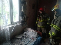 Блискавка вдарила у будинок у Сарнах (ФОТО)