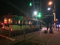 У Рівному грузин потрощив тролейбус