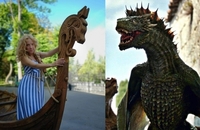 Фото та селфі з Драконом набувають все більшої популярності в м. Рівне (11 ФОТО)
