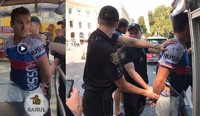 В Одесі затримали американця у футболці з написом Росія (ФОТО/ВІДЕО)