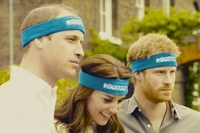Принц Гаррі, принц Вільям і Кейт Міддлтон знялися в соціальному ролику