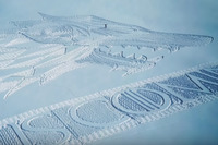 Художник витоптав у снігу герб з «Гри престолів»