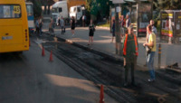 Біля пивзаводу у Рівному ремонтують дорогу (ФОТО/ВІДЕО)