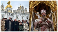 На історичну різдвяну службу у Лаврі поїхали понад 100 вірян з Рівненщини (ФОТО)