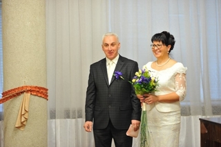 Людмила Корницкая з чоловіком