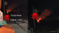 «Поїзд їде, а там – все горить», - у Квасилові сталася пожежа (ВІДЕО)