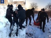 У Рівному серед хащів знайшли чоловіка, який замерзав у снігу (ФОТО)
