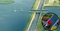 Нідерланди збудували міст, який виглядає так, наче ламає всі закони фізики (6 ФОТО)