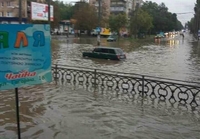 На Рівненщині через зливу підтопило будинки

