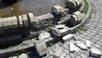 У місті на Рівненщині вандали пошкодили фонтан