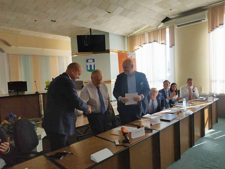 Іван Надеїн, Володимир Хомко і  Віллі Байєн підписали протокол про наміри