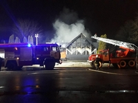 Поліція розповіла про пожежу в ресторані Рівного (ФОТО/ВІДЕО)
