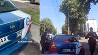 Автомобіль страхової компанії, яким керувала п'яна водійка, доганяли поліцейські (ФОТО/ВІДЕО)