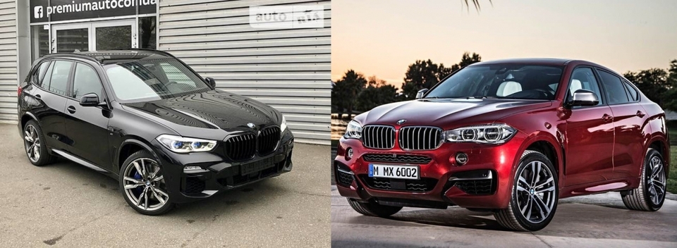 BMW Х5 та Х6 (фото -- ілюстративні)