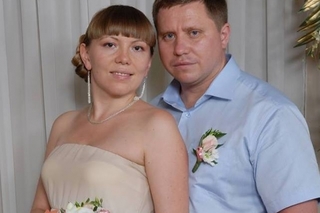 Олег Захаров з дружиною