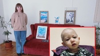 Школярка з Рівненщини продає власні картини заради порятунку 2-річного Олексія (ФОТО)