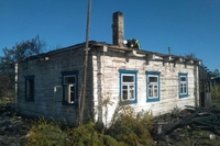 Дерев'яний житловий будинок горів на Рівненщині (ФОТО)