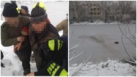 У Дубні під лід провалився чоловік (ФОТО)