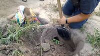 Мережу розриває відео, як ДСНСники рятували підлітка з собачої нори на Вінничині (ВІДЕО)