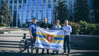 На Рівненщину на велосипеді приїхав депутат з Естонії