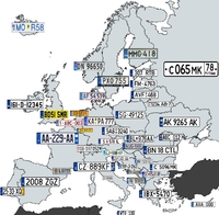 Як виглядають автомобільні номерні знаки в різних країнах (ФОТО)