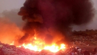 У Рівному сильна пожежа на сміттєзвалищі (ВІДЕО/ФОТО)