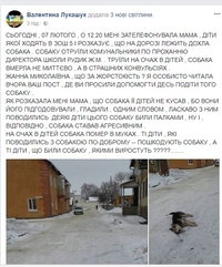 «Жанно Миколаївно, що за жорстокість?» - на Рівненщині волонтер підозрює директора школи в отруєнні собаки (ФОТО)