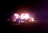 Вибухнув акумулятор і автомобіль згорів вщент: відео нічної пожежі у Рівному (ФОТО/ВІДЕО)