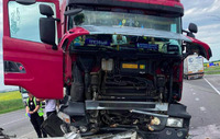 Аварія під Рівним: на дорозі - розбита фура «трезвого Дениса» (ФОТО)
